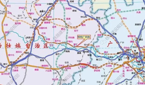 广东省"十四五"铁路规划