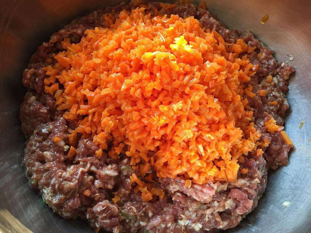 牛肉胡萝卜馅