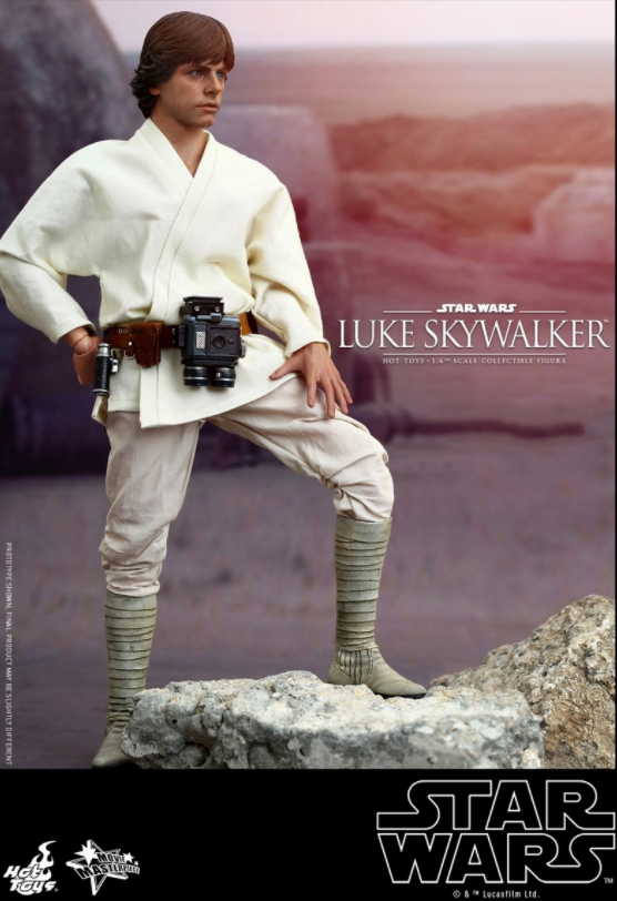 hottoys《星球大战4:新希望》天行者卢克/luke skywalker 1/6人偶