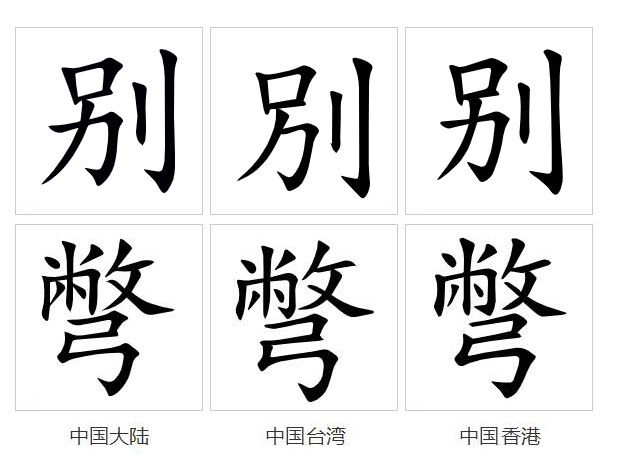 别（汉语文字）_百度百科