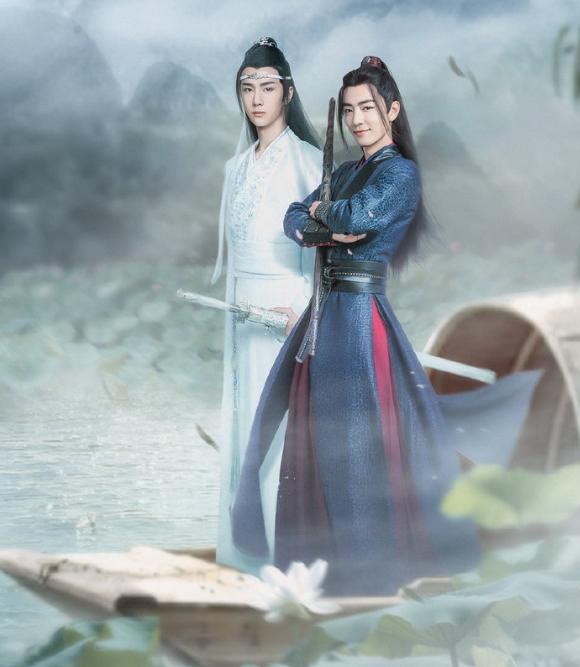 陳情令 座学時代 藍湛 魏嬰 40cm + 一式 肖戦 王一博 陳情