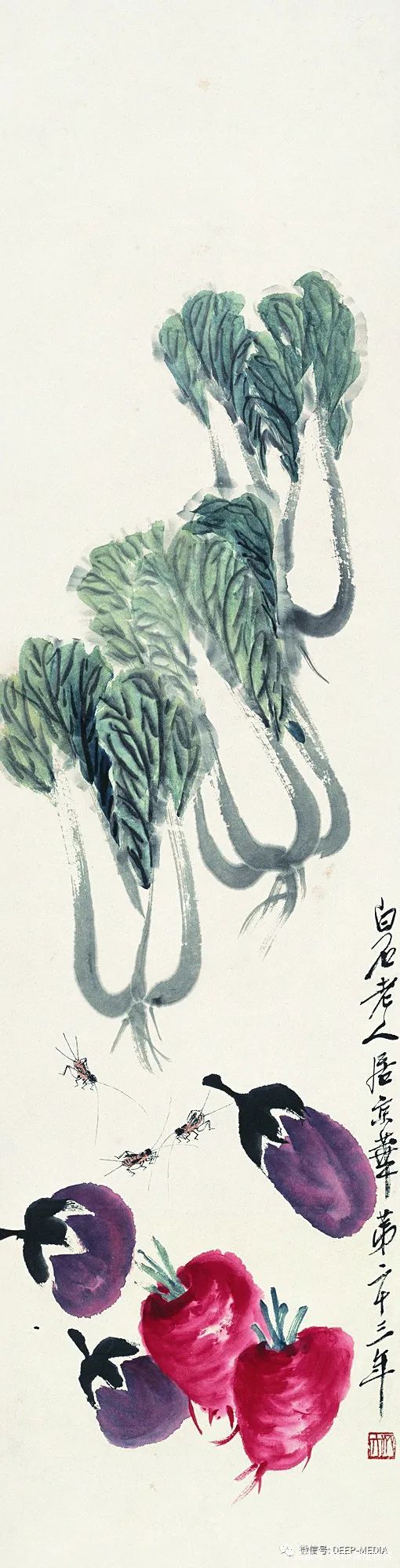 水墨画巨匠【草間偷活.斉白石草虫世界大型画集】北京画院編中国美術研究者の座右の書 水墨画巨匠【草間偷活.斉白石草虫世界大型画集】北京画院編中国