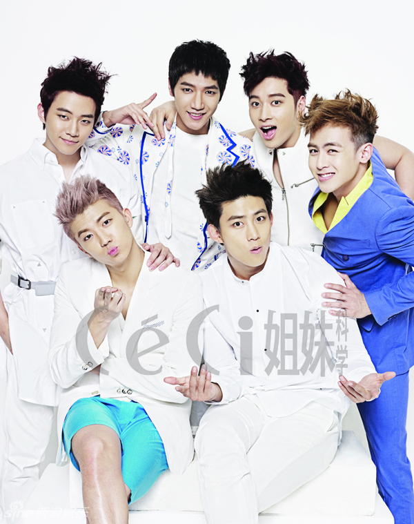 jyp entertainment /a>于2008年9月4日推出的男子组合,六名成员包括 a