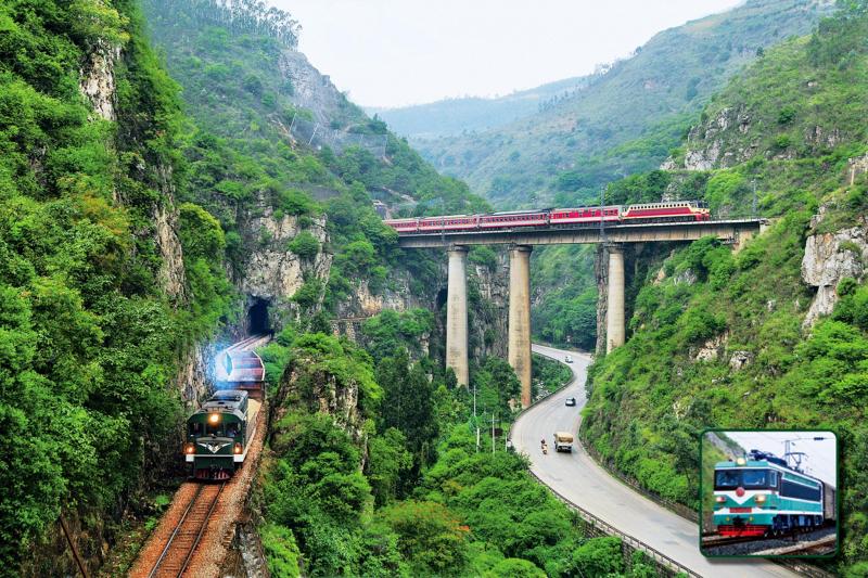  p>南昆铁路(nanning-kunming railway),简称南昆线,是一条连接广西