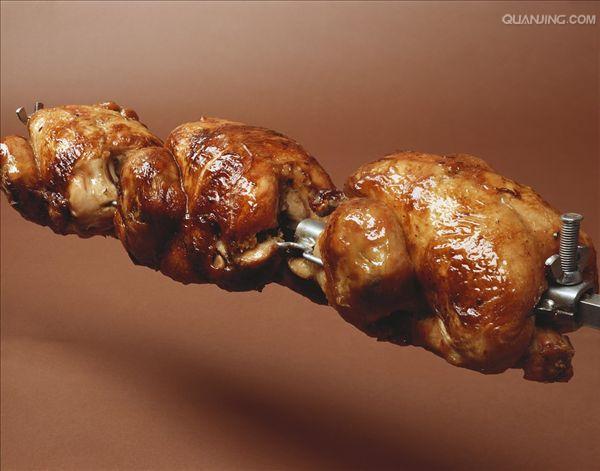  p>烤鸡(grilled chicken),是一道中餐菜肴.