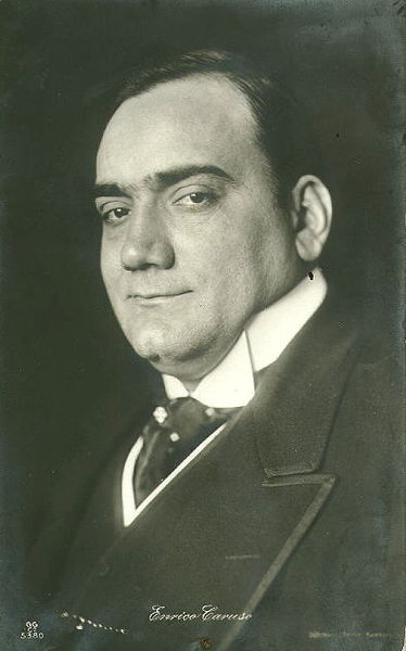  p>恩里科·卡鲁索 (enrico caruso,  1873年-1921年),世界著名的 a
