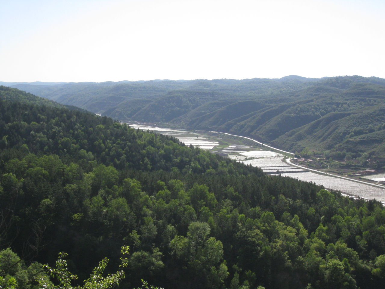即广义的"子午岭",包括横岭,斜梁,老爷岭,青龙山,子午岭(狭义)等山脉