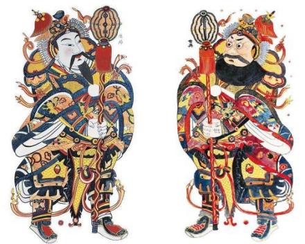 门神（民间信仰的司门守卫之神灵）_百度百科
