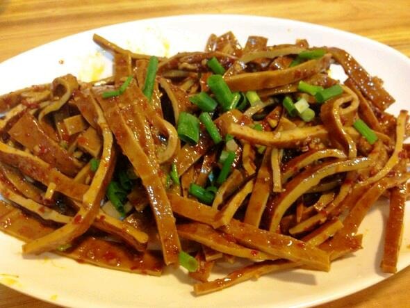 凉拌卤豆干