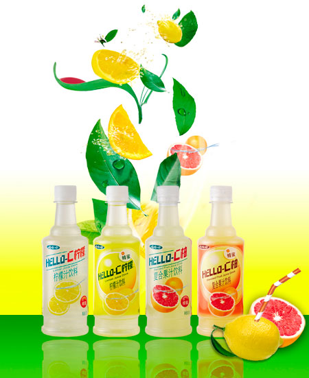 娃哈哈 hello-c柚复合果汁饮料