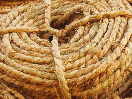  p>草绳又叫稻草绳是一种以稻草秸秆为原料经过专用的草绳机加工而成