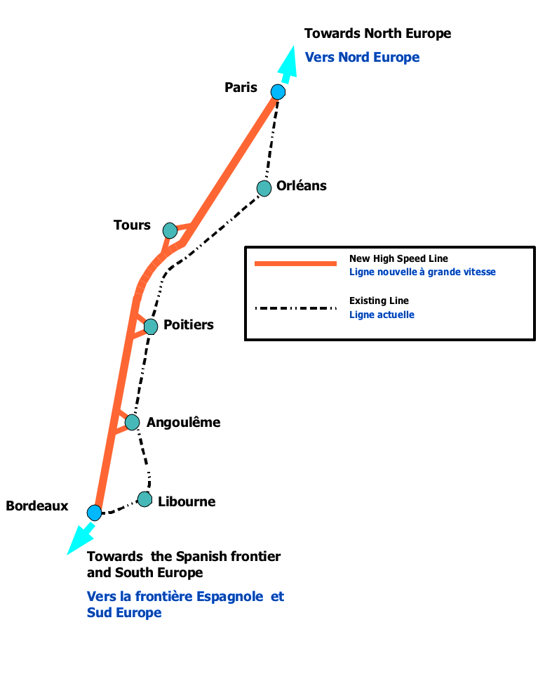 或"大洋线"(lgv locéane),是法国一条高速铁路连接图尔和波尔多