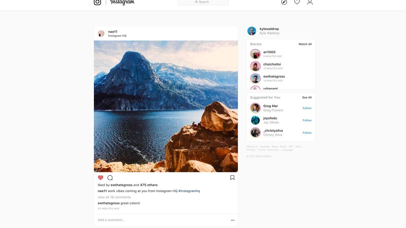  p>instagram(照片墙,简称:ins或ig)是一款运行在移动端上的社交应用