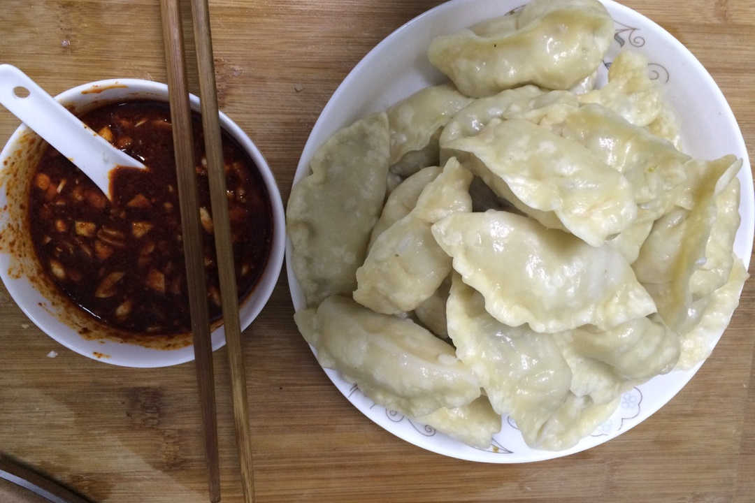 萝卜豆腐素馅蒸饺