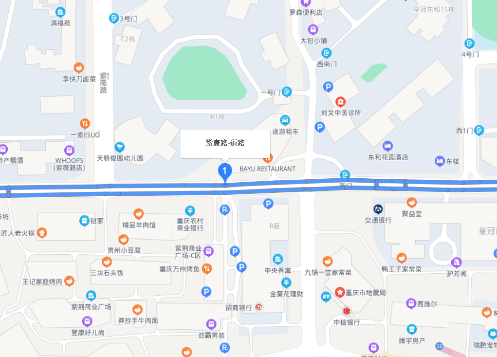  p data-id="t4jcb2meoypv">紫康路位于重庆市龙塔街道,西起于与现状