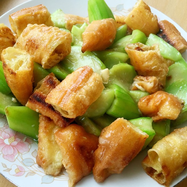 丝瓜油条