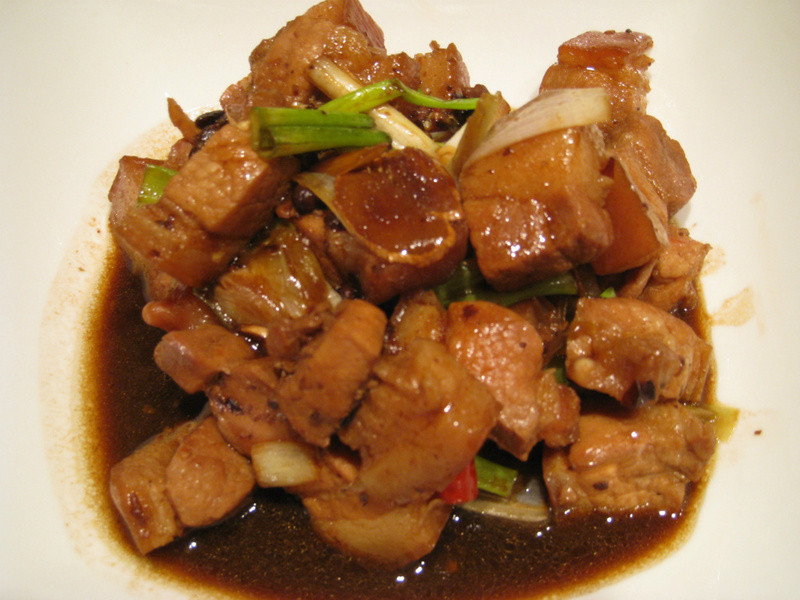 面豉酱蒸五花肉