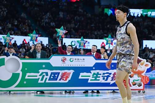 陈登星在2025年CBA扣篮大赛中