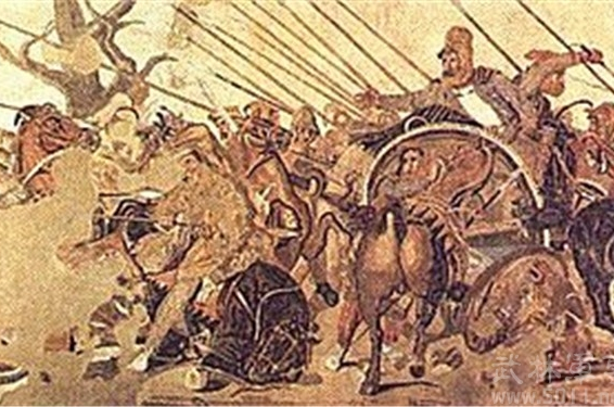 亚历山大 /a>东征中,马其顿军队(3—4万人)和波斯皇帝大流士三世的