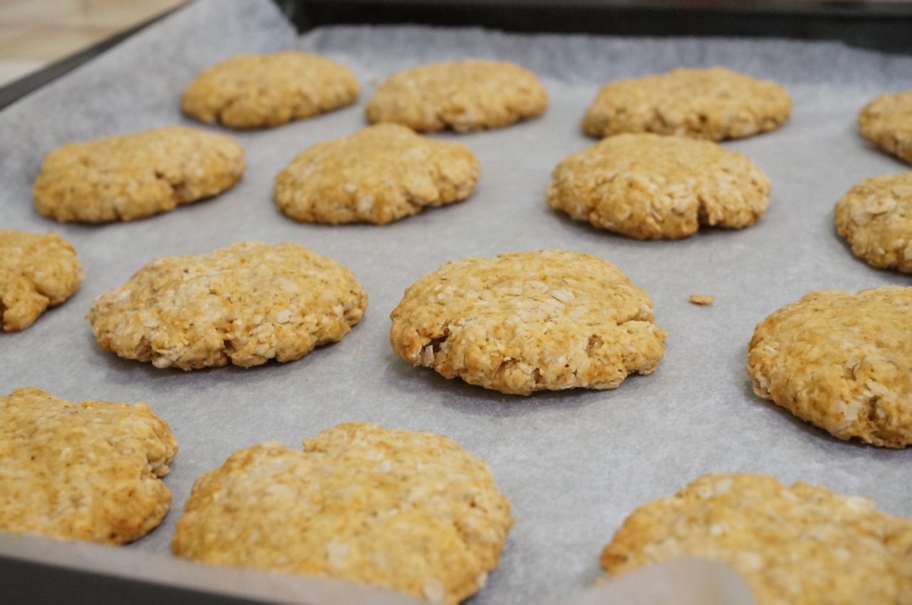 健康燕麦早餐饼