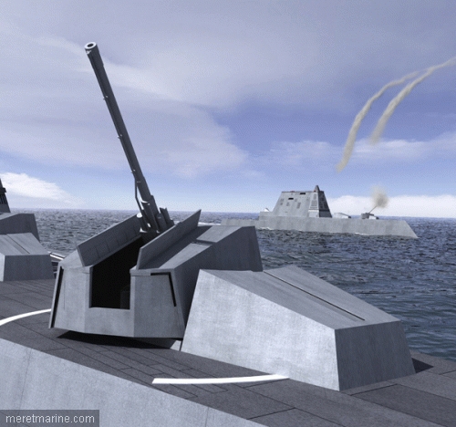 ">英国bae系统公司 /a>主导研发的海军舰载155毫米垂直舰炮系统