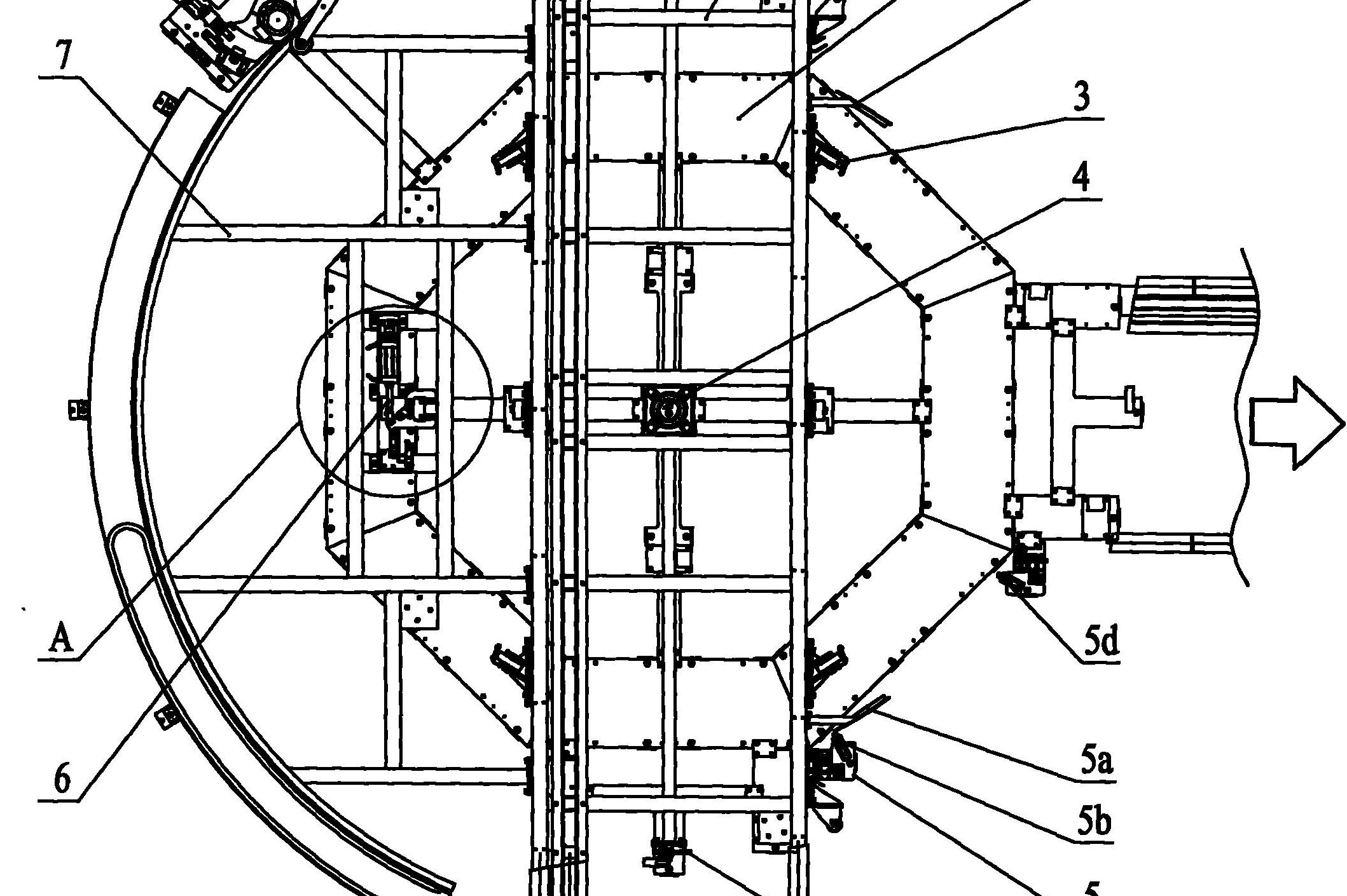 滑板线摩擦旋转台