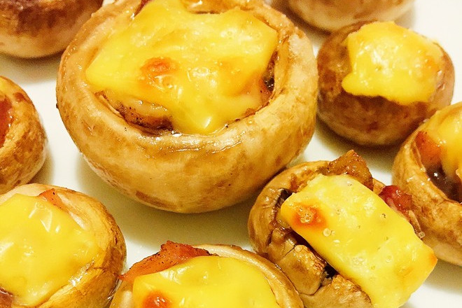 双味芝士焗口蘑