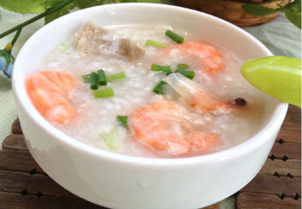 鲜虾米粥