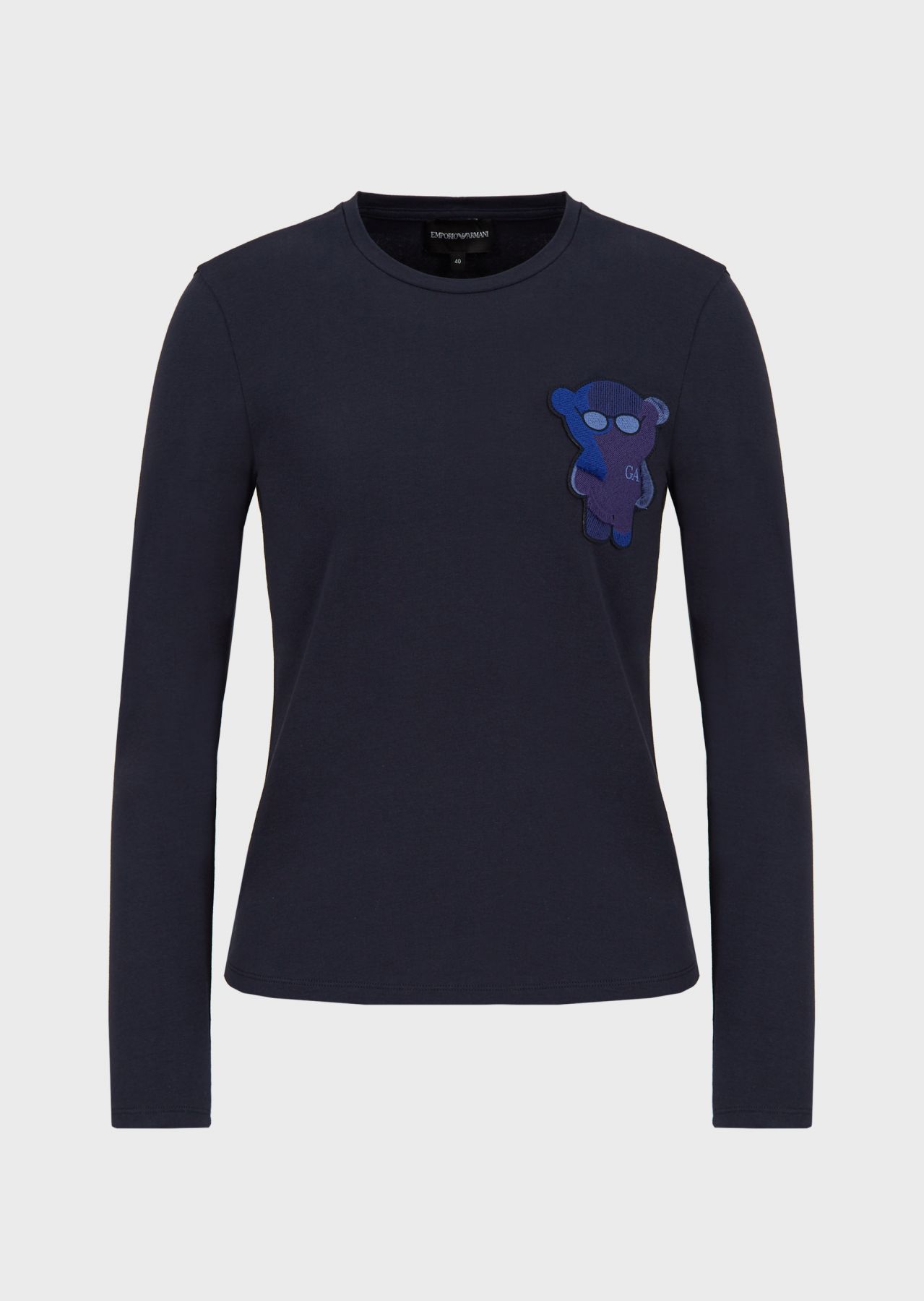 manga bear百搭圆领长袖t恤