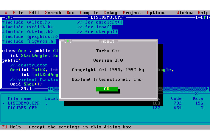 turbo c