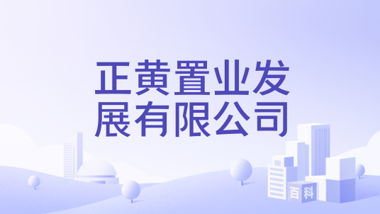 正黄置业发展有限公司_百度百科