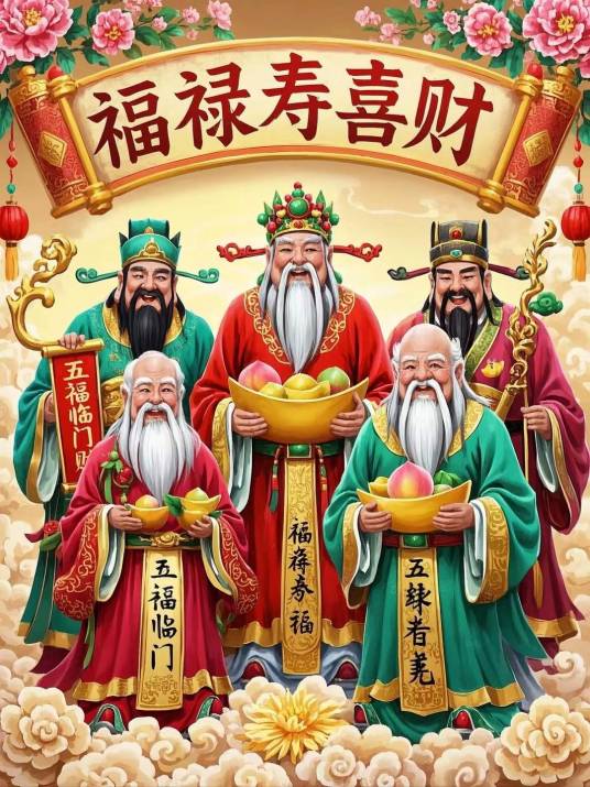 福禄寿喜（天界四神）_百度百科