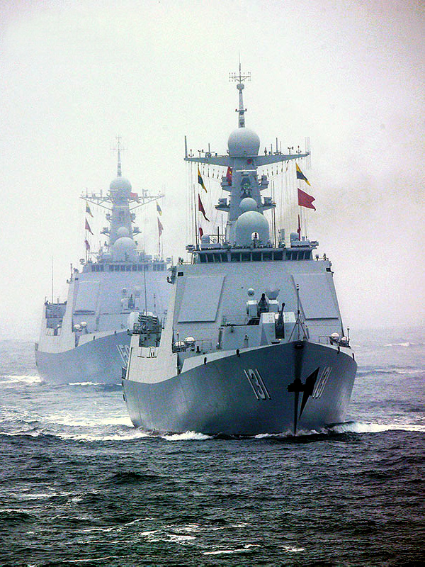  p>太原号驱逐舰(舷号:131),是中国建造的052d型驱逐舰之一.