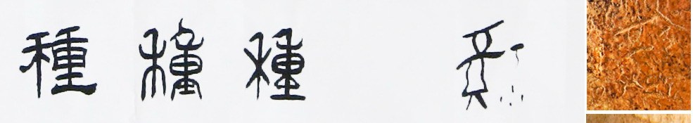 隶书-小篆--金文---甲骨文---骨刻文