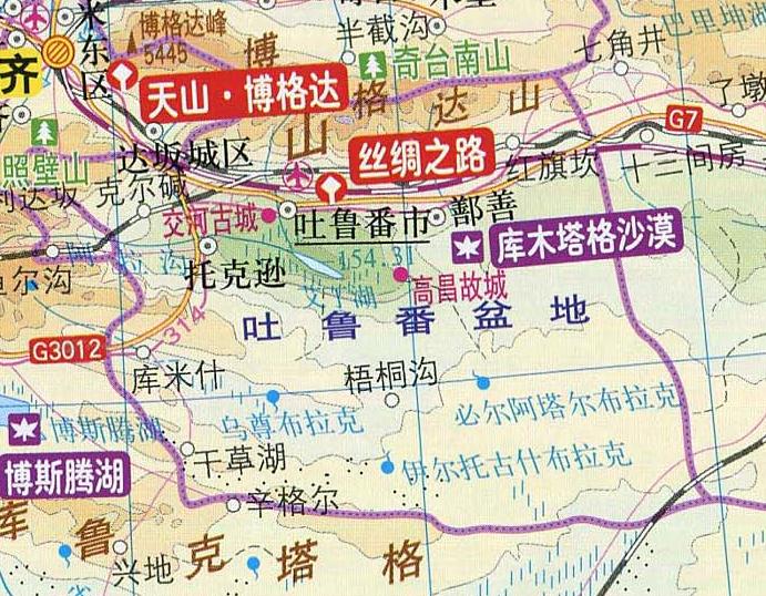 吐鲁番盆地