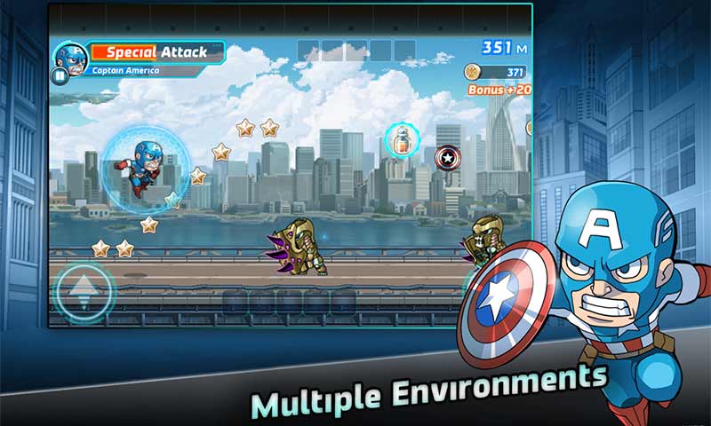  p>《漫威英雄跑酷(marvel run jump smash!