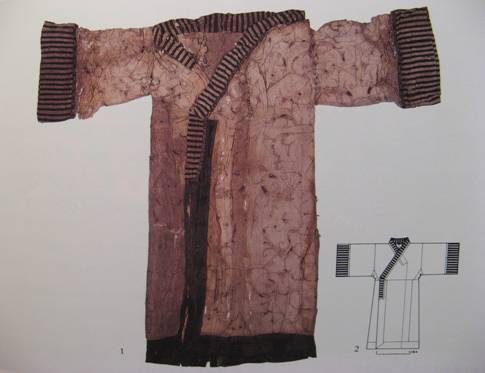 江陵马山砖瓦厂一号战国中晚期(公元前3世纪)墓出土一批丝织品文物