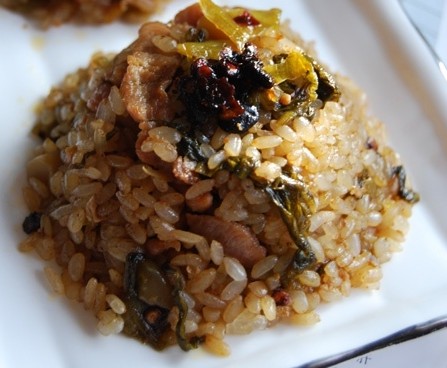 酸菜肉丝饭