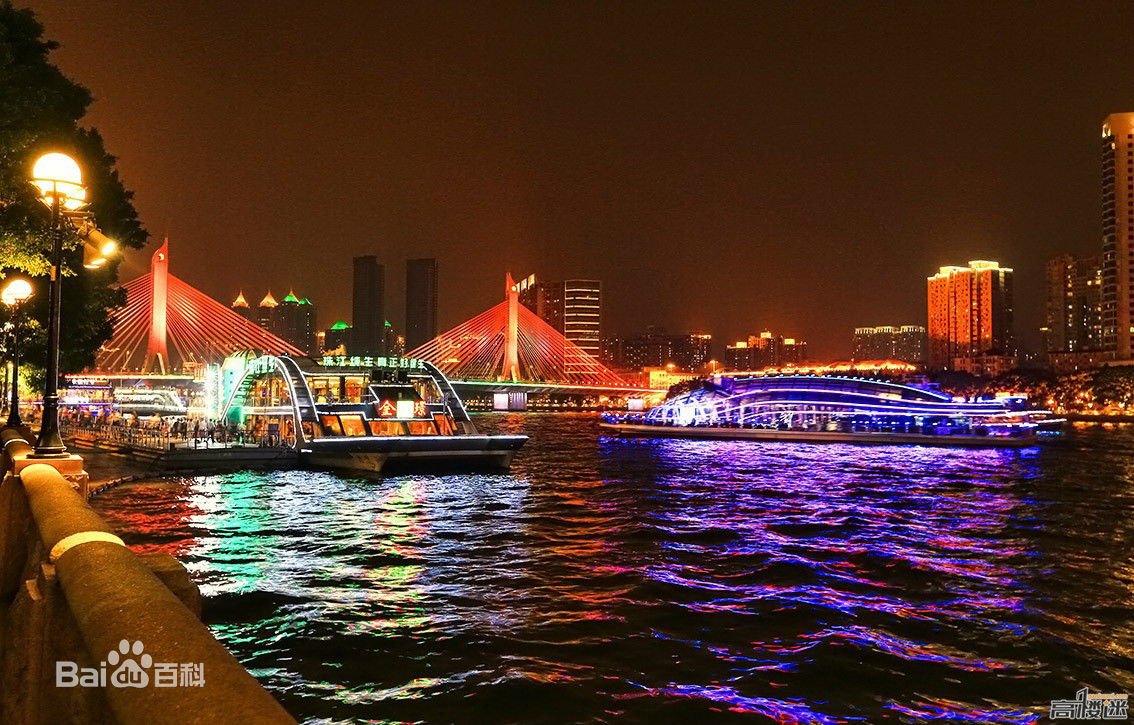 夜游珠江