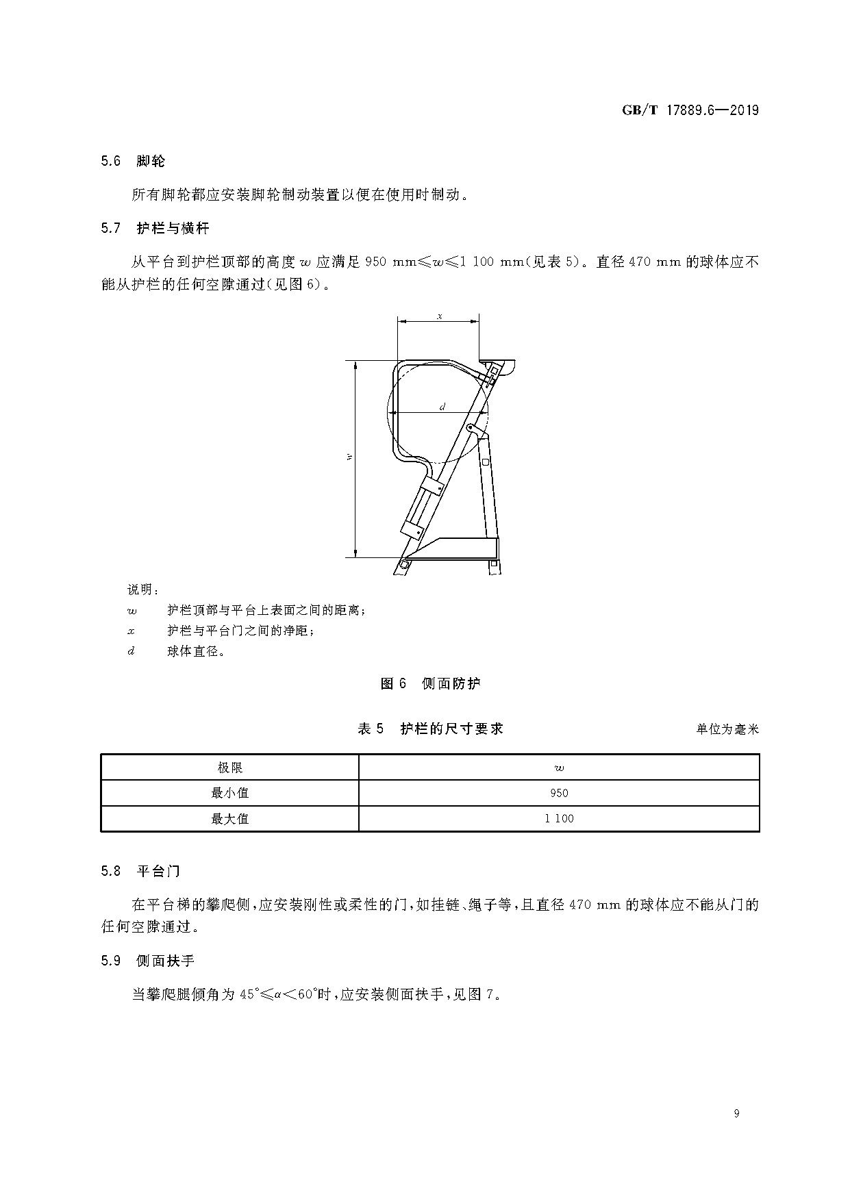 梯子—第6部分:可移动式平台梯