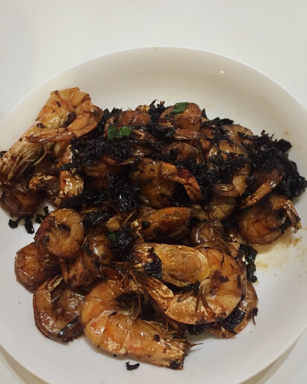 梅干菜烧虾