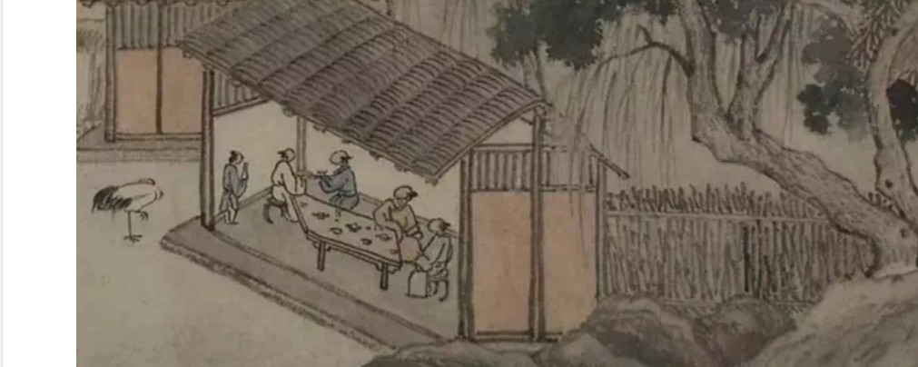 中国画 紙本淡彩水墨画 作者 年代不詳 軸先木細工軸 国画_百度