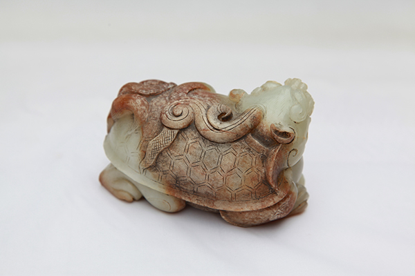 k古玉石 和田玉 ・旧藏 天然玉彫刻【 和田玉時來運轉玉佩 】 收藏 時代物