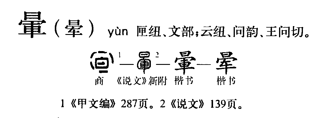  p>晕(拼音:yūn,yùn)是汉语通用规范一级字(常用字).