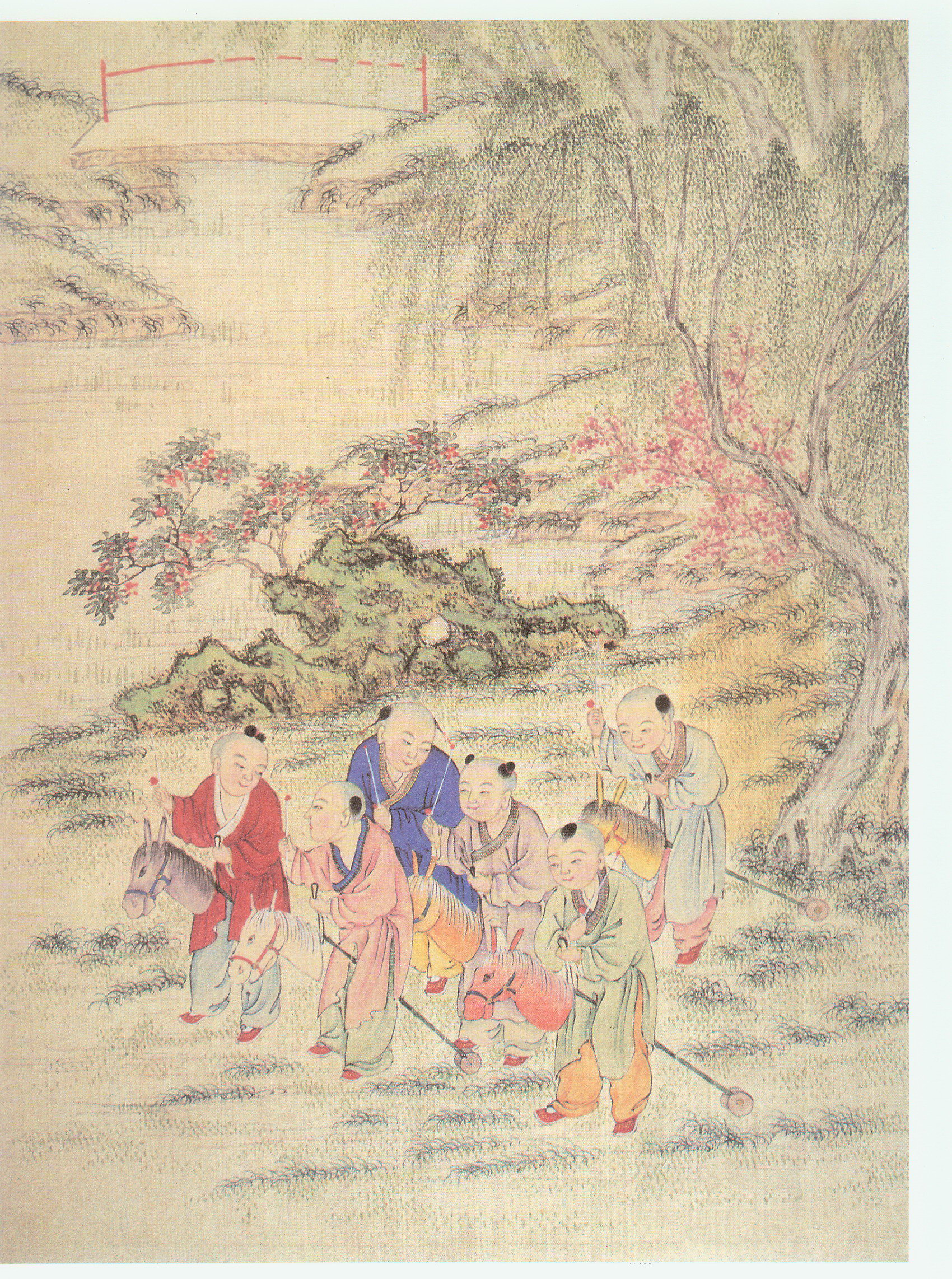 清焦秉贞百子团圆图