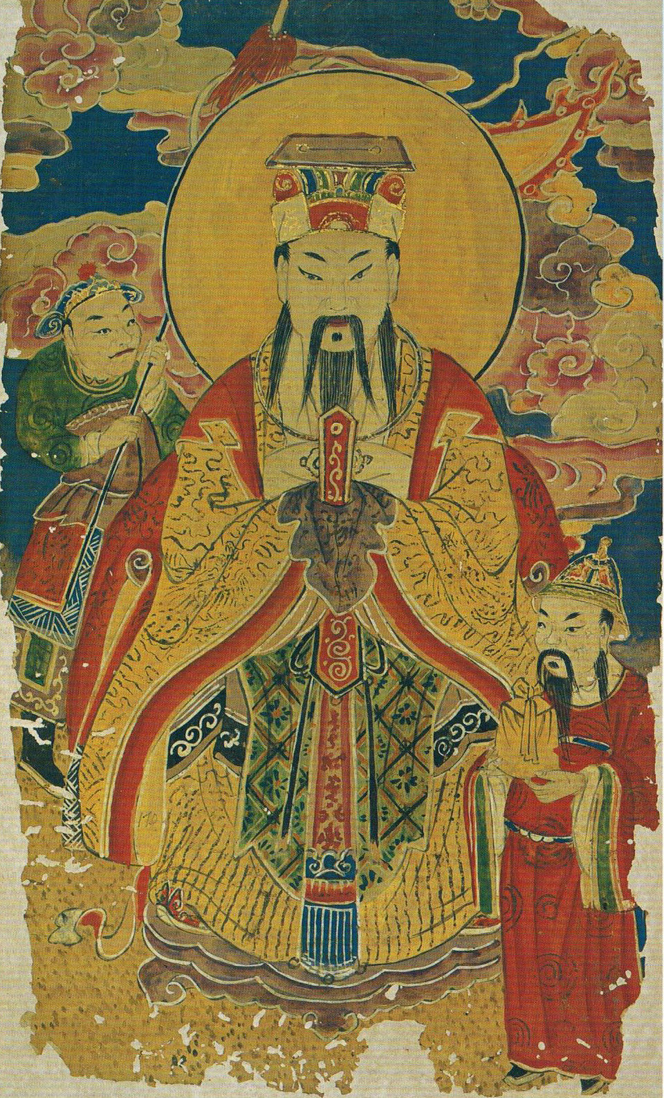 高淳明清道教神像画
