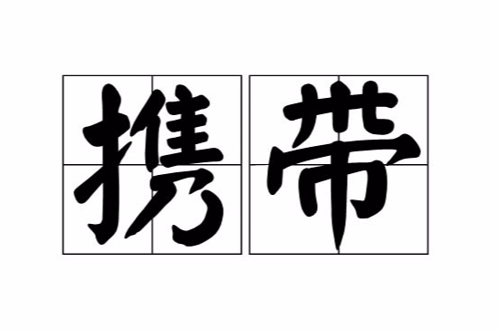  p>携带,汉语词汇,拼音为xié dài,意思是随身带着;照顾,帮助. /p>
