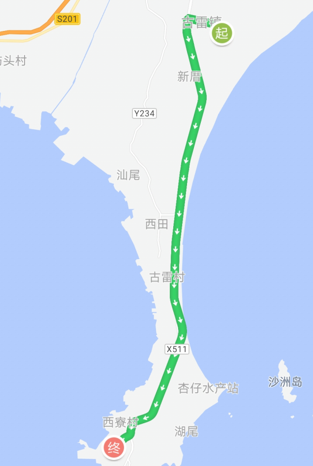 漳州公交古雷港3路