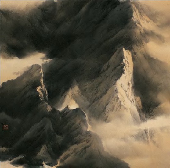  p>何百里 ,生于广州,旋即迁居香港,早岁致力山水画创作,60至70年代