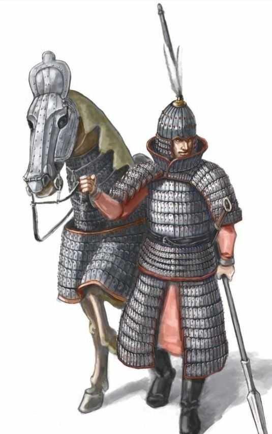  p>马甲在古代指的是骑兵战马披带的铠甲,使战马除耳,目,口,鼻以及